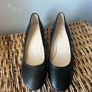 Cole Haan Women's Classic Black Wedges